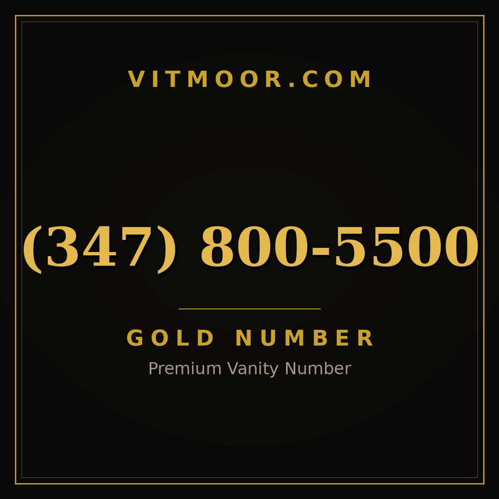 347 800-5500