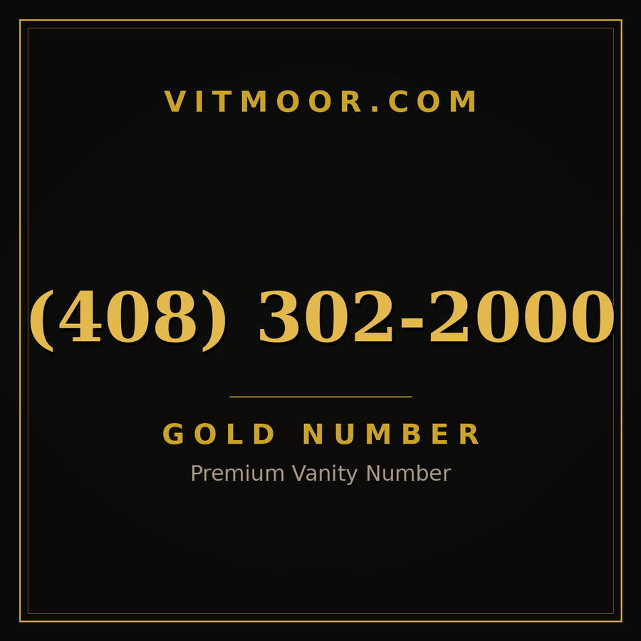 VITMOOR Gold premium number (408) 302-2000