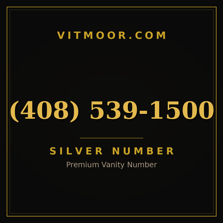 VITMOOR Silver premium number (408) 539-1500