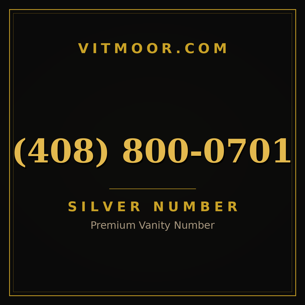 408 800-0701