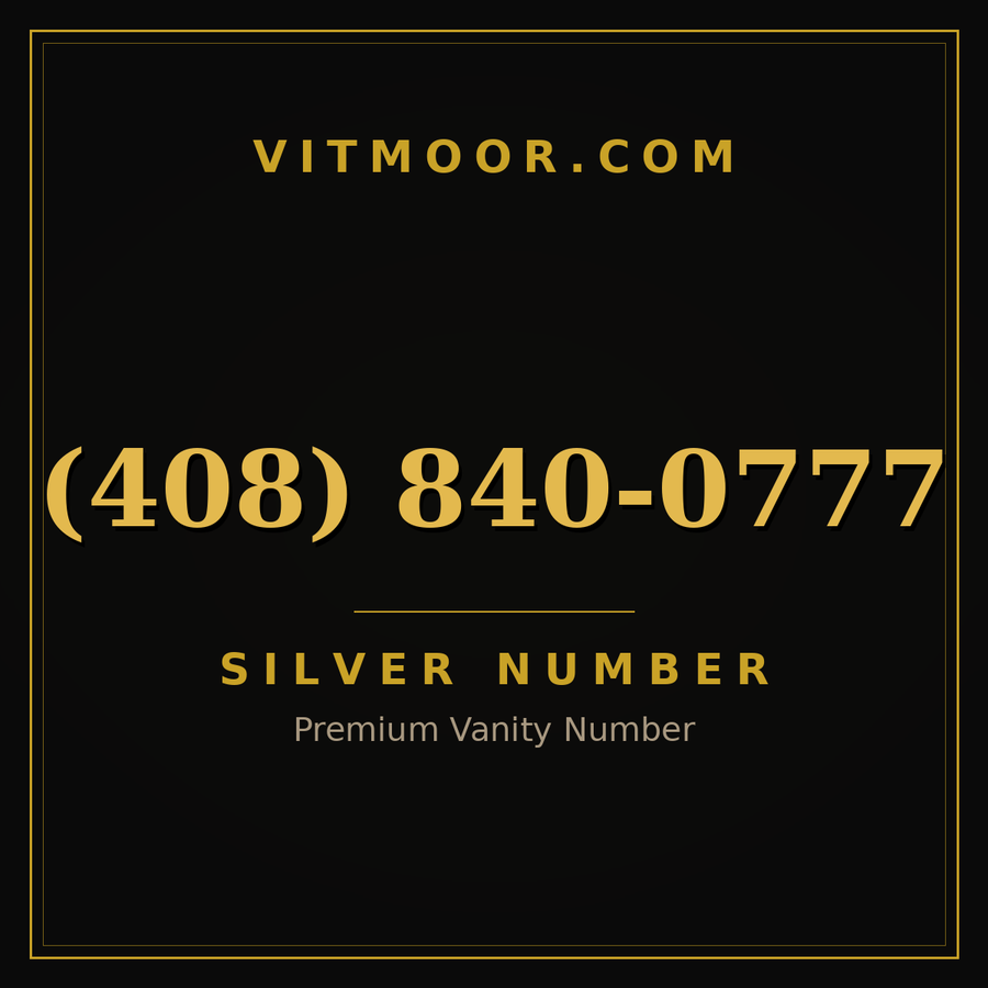 VITMOOR Silver premium number (408) 840-0777