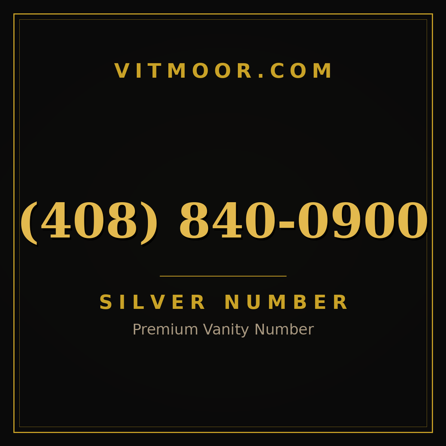 VITMOOR Silver premium number (408) 840-0900