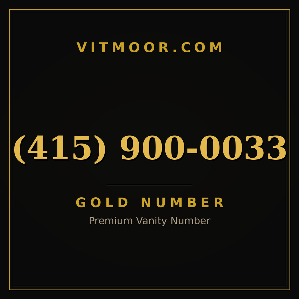 415 900-0033
