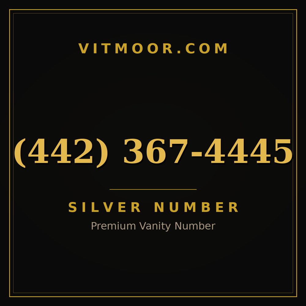 442 367-4445