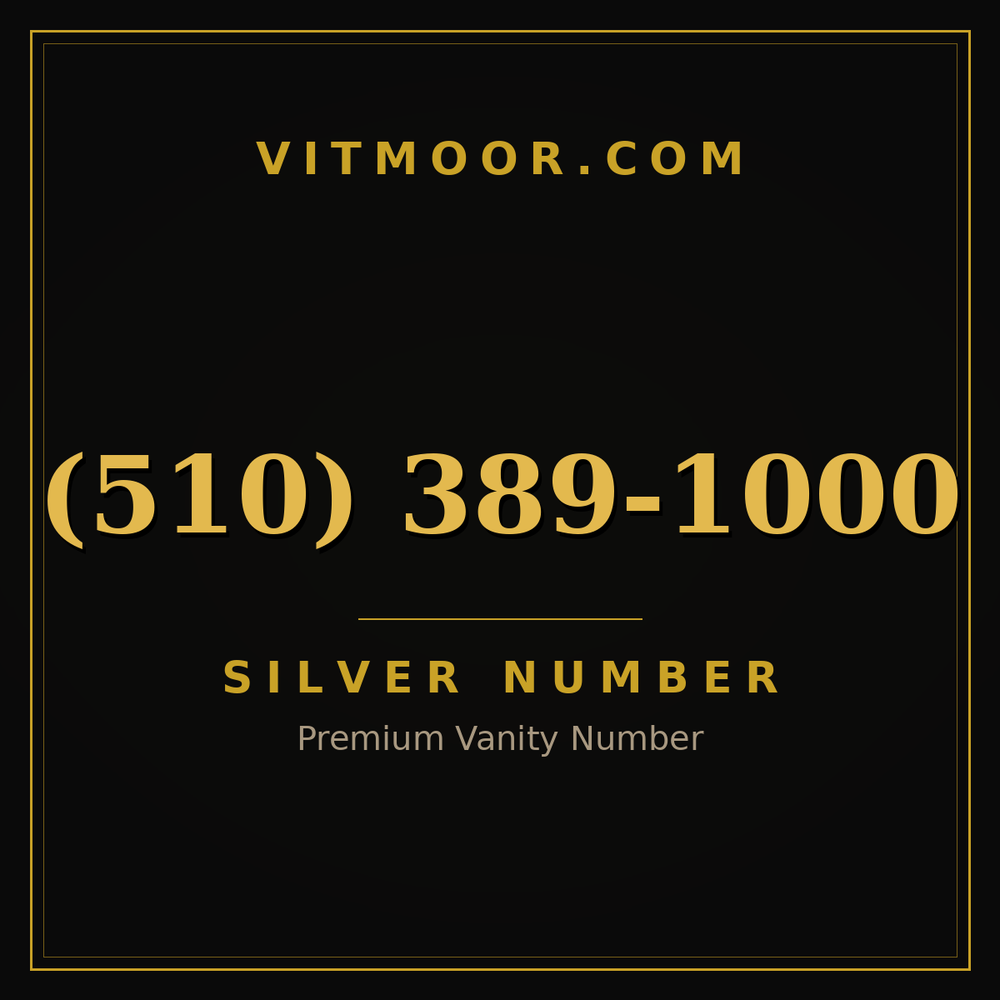 510 389-1000