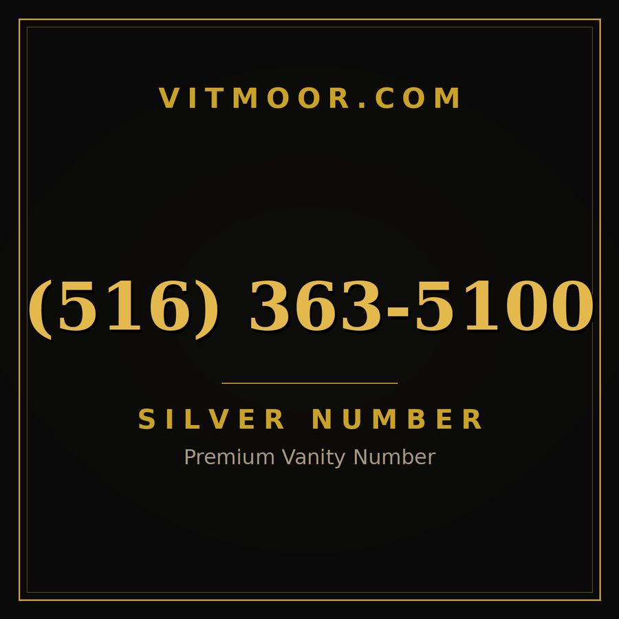 VITMOOR Silver premium number (516) 363-5100