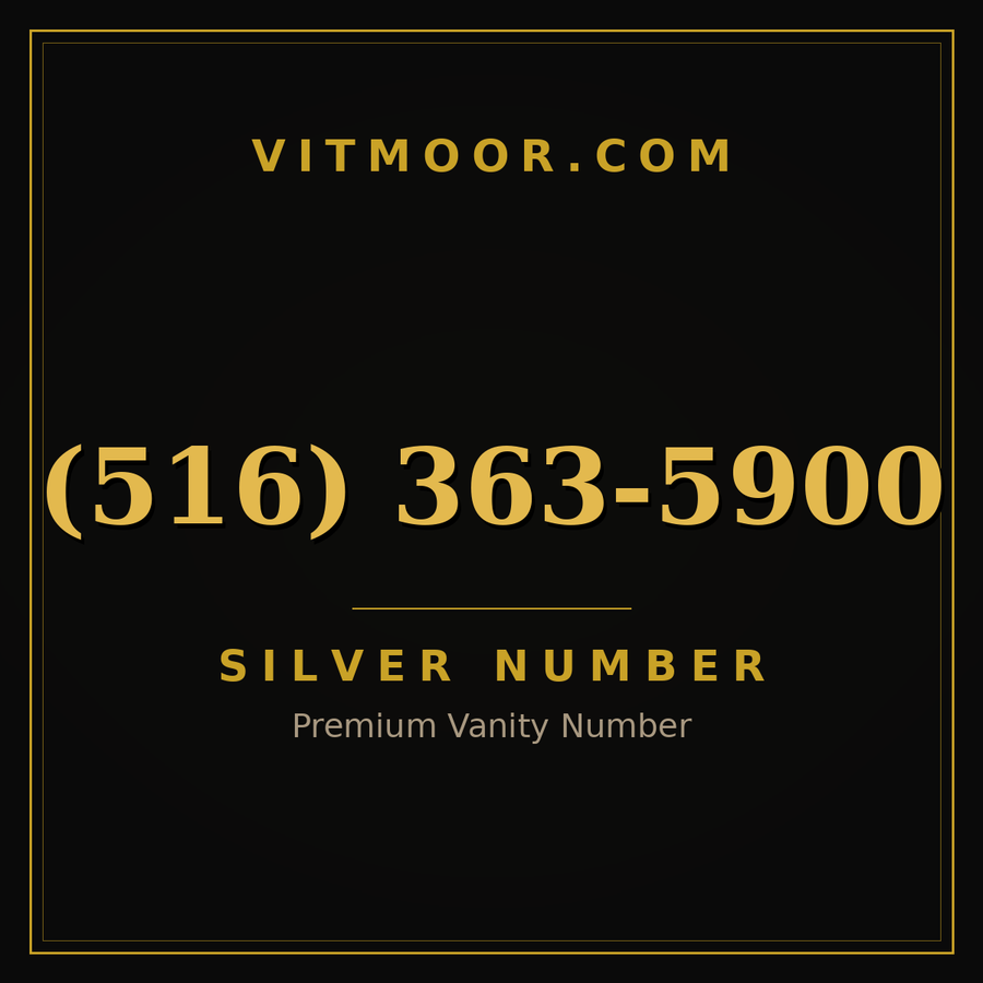 VITMOOR Silver premium number (516) 363-5900
