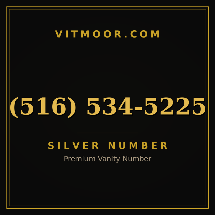 VITMOOR Silver premium number (516) 534-5225