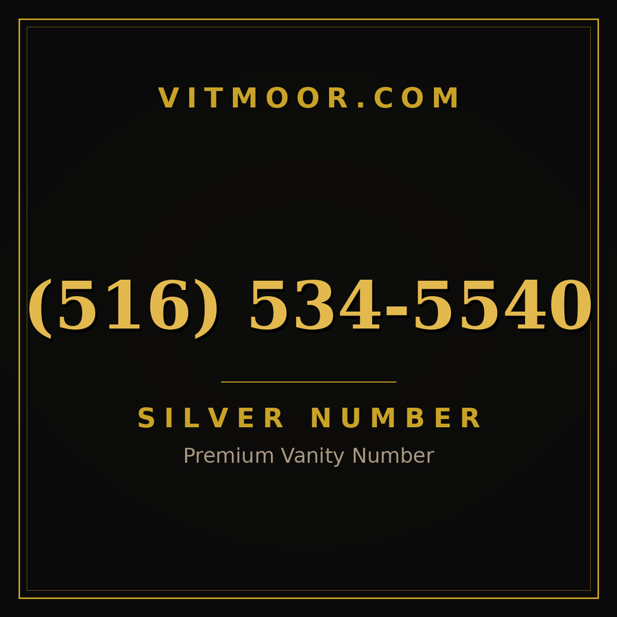 VITMOOR Silver premium number (516) 534-5540