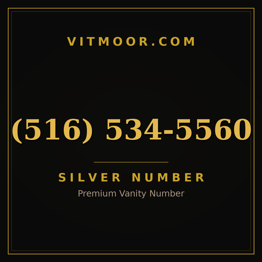 VITMOOR Silver premium number (516) 534-5560