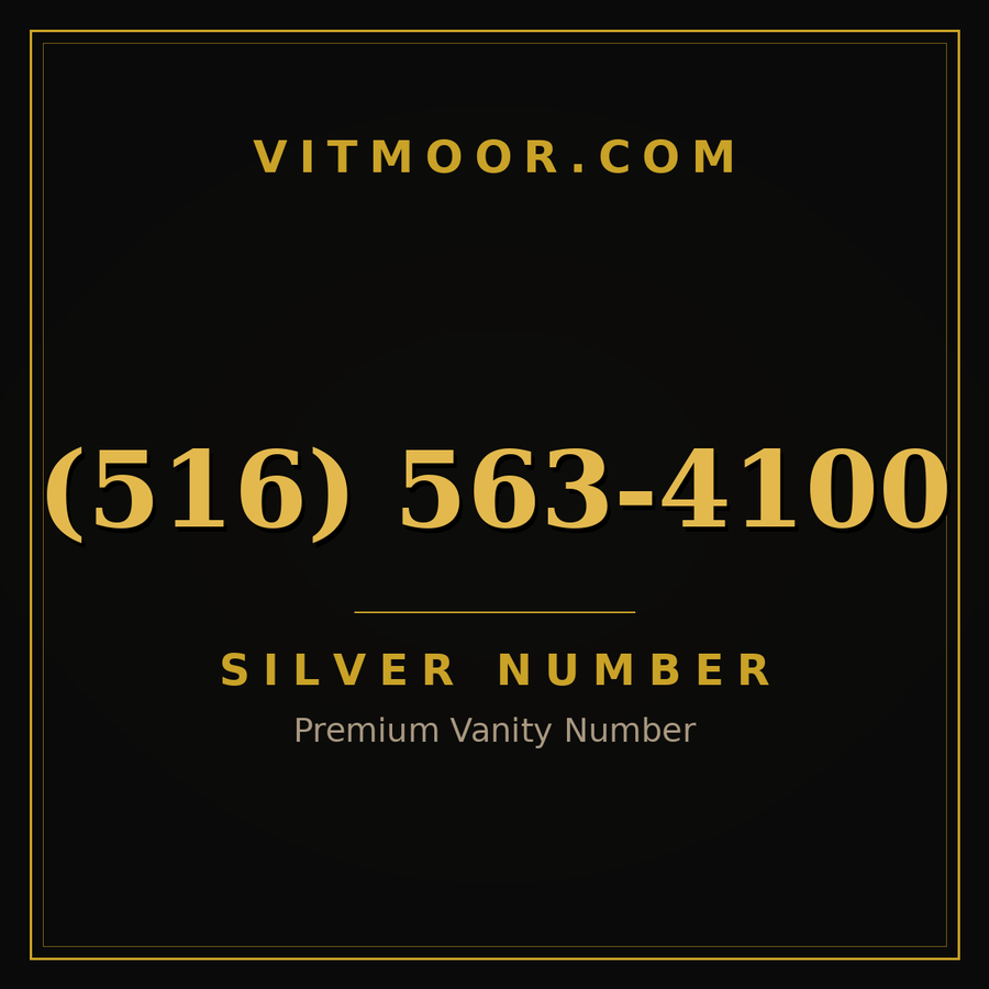 VITMOOR Silver premium number (516) 563-4100