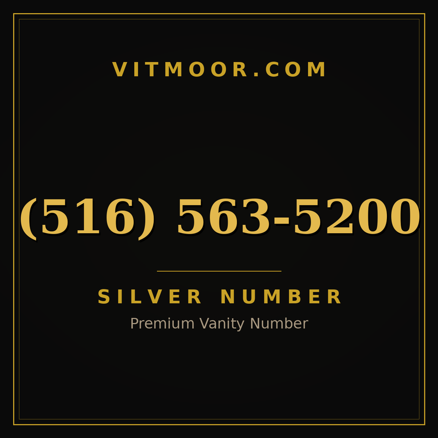 VITMOOR Silver premium number (516) 563-5200