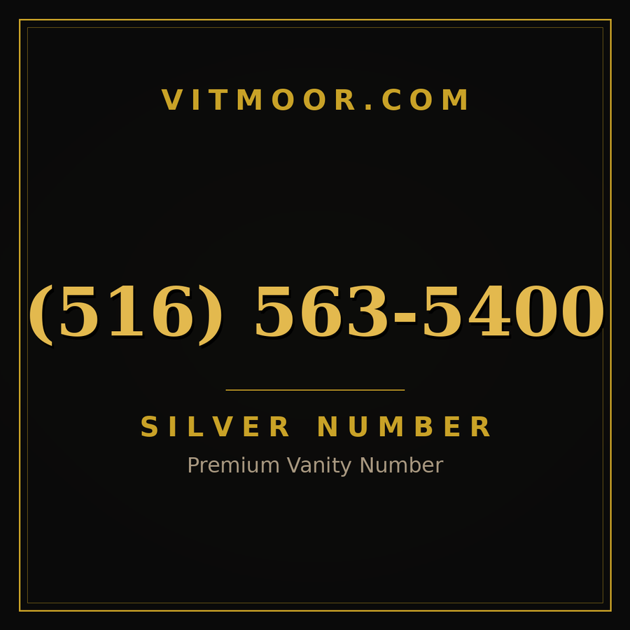 VITMOOR Silver premium number (516) 563-5400