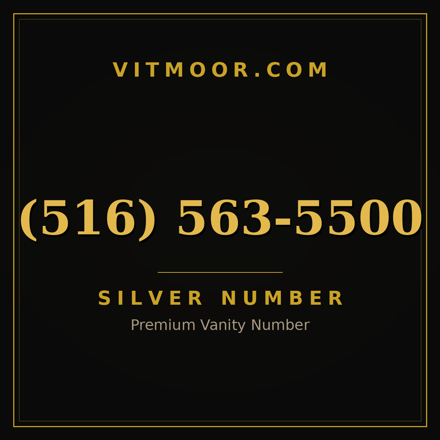VITMOOR Silver premium number (516) 563-5500