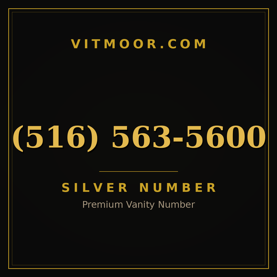 VITMOOR Silver premium number (516) 563-5600