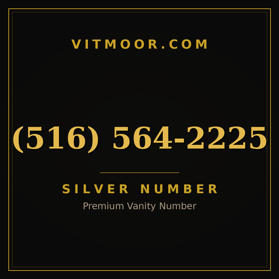 VITMOOR Silver premium number (516) 564-2225