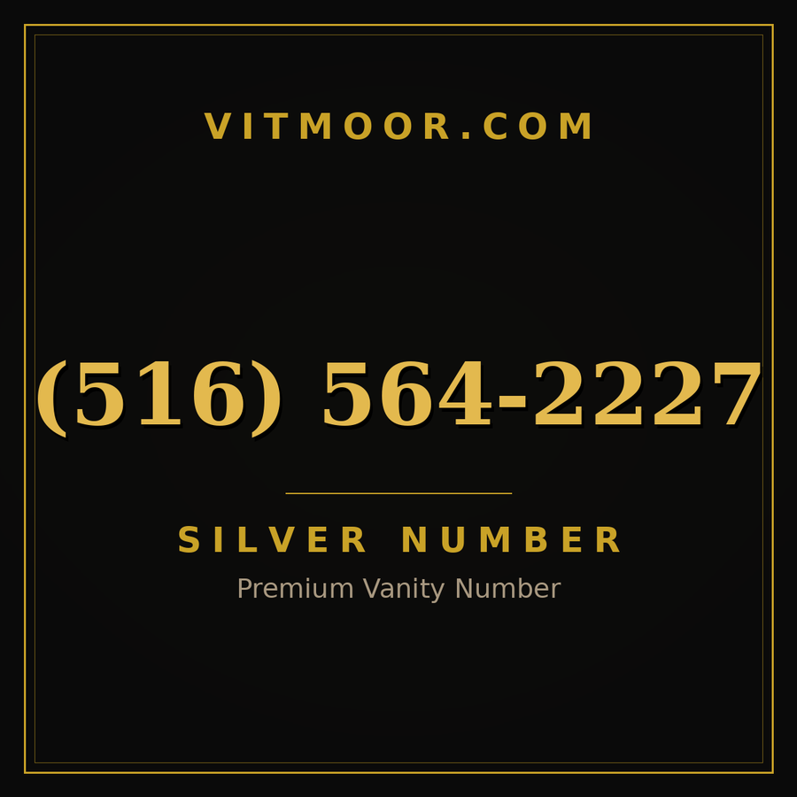 VITMOOR Silver premium number (516) 564-2227