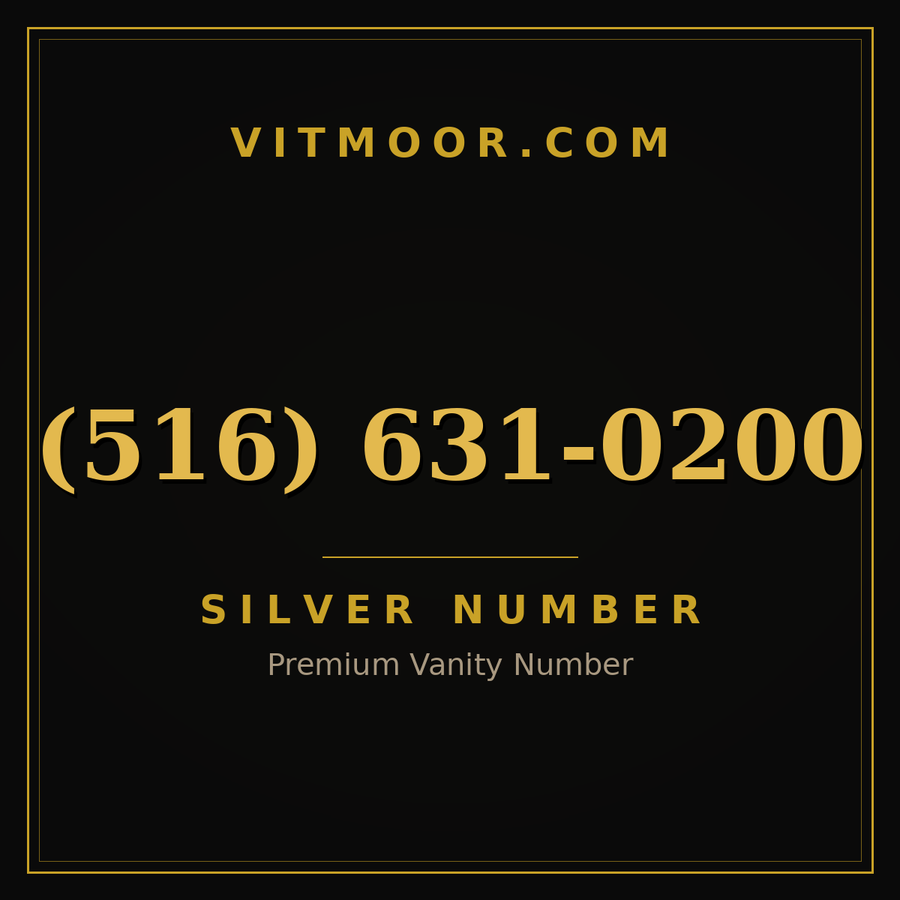 VITMOOR Silver premium number (516) 631-0200
