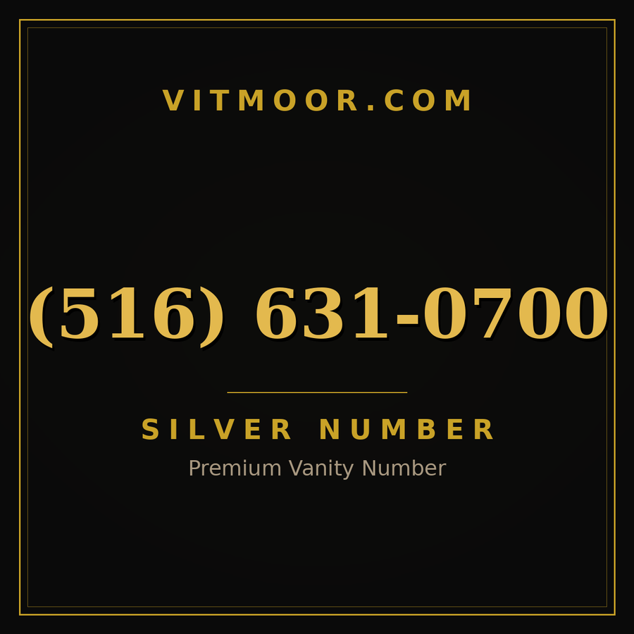 VITMOOR Silver premium number (516) 631-0700