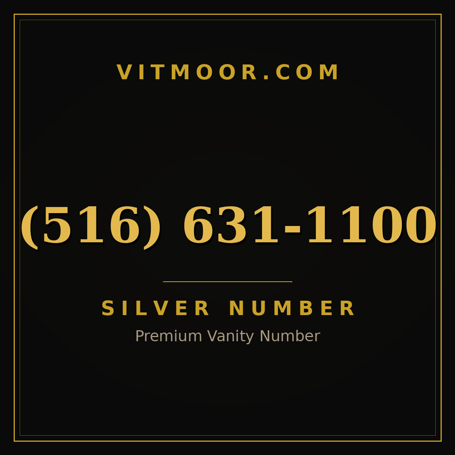 VITMOOR Silver premium number (516) 631-1100