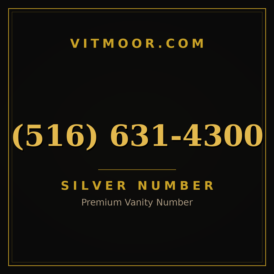 VITMOOR Silver premium number (516) 631-4300