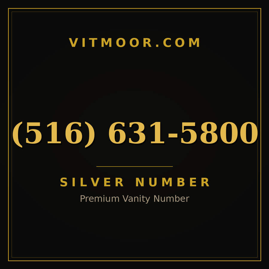 VITMOOR Silver premium number (516) 631-5800