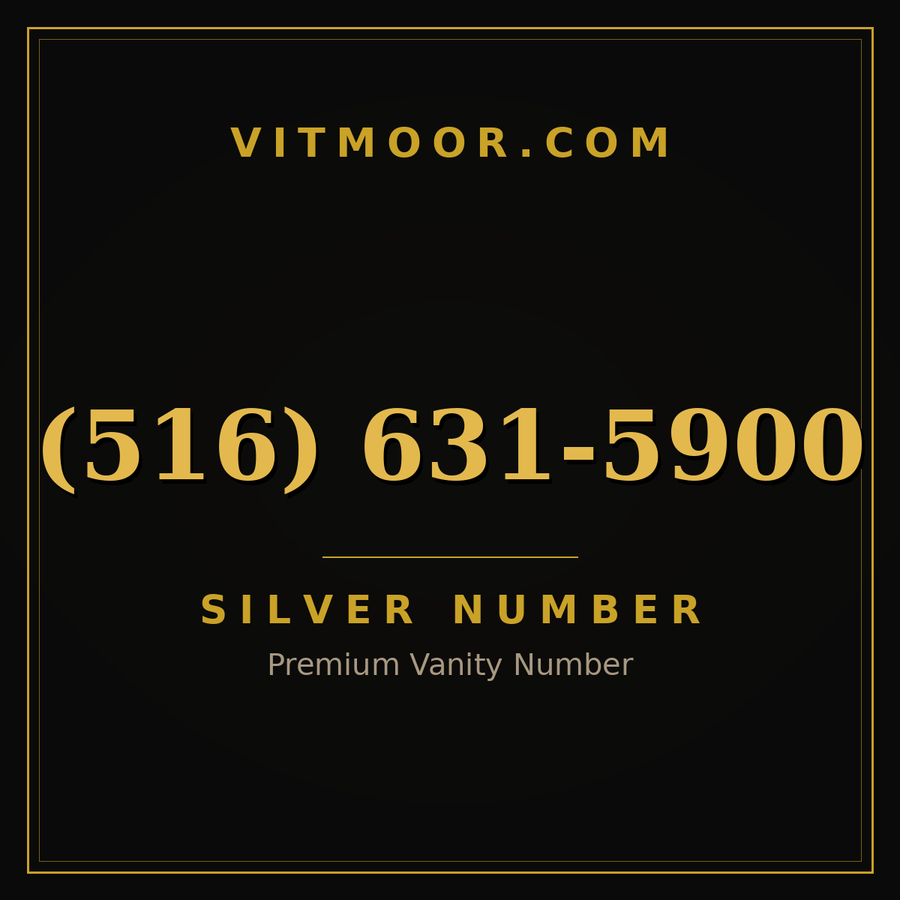 VITMOOR Silver premium number (516) 631-5900