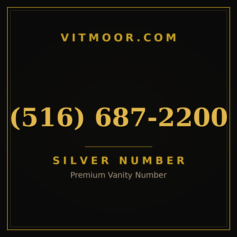 VITMOOR Silver premium number (516) 687-2200
