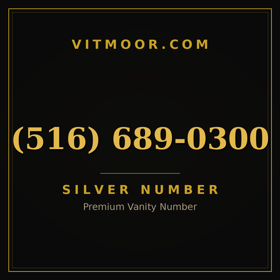 VITMOOR Silver premium number (516) 689-0300