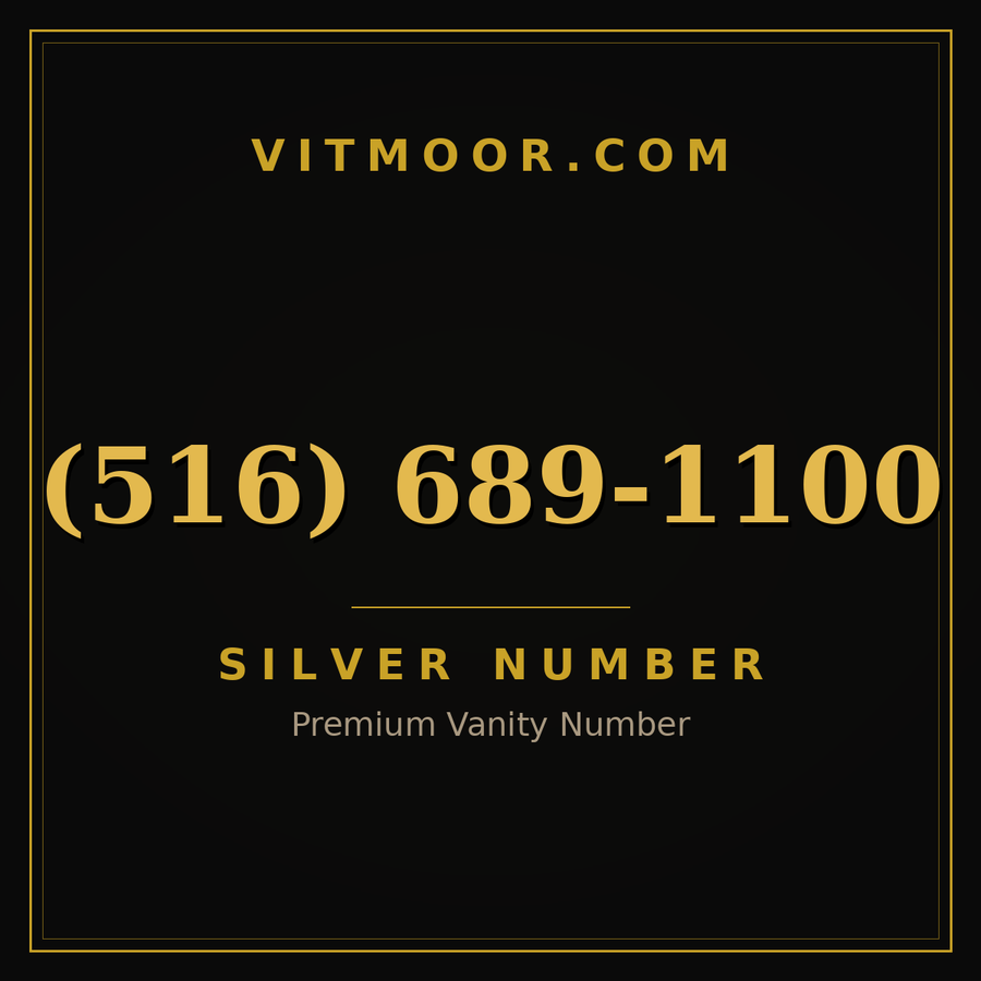 VITMOOR Silver premium number (516) 689-1100