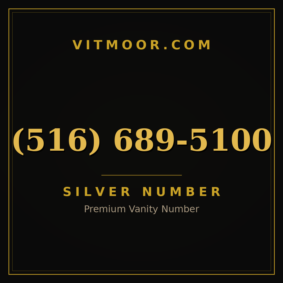 VITMOOR Silver premium number (516) 689-5100