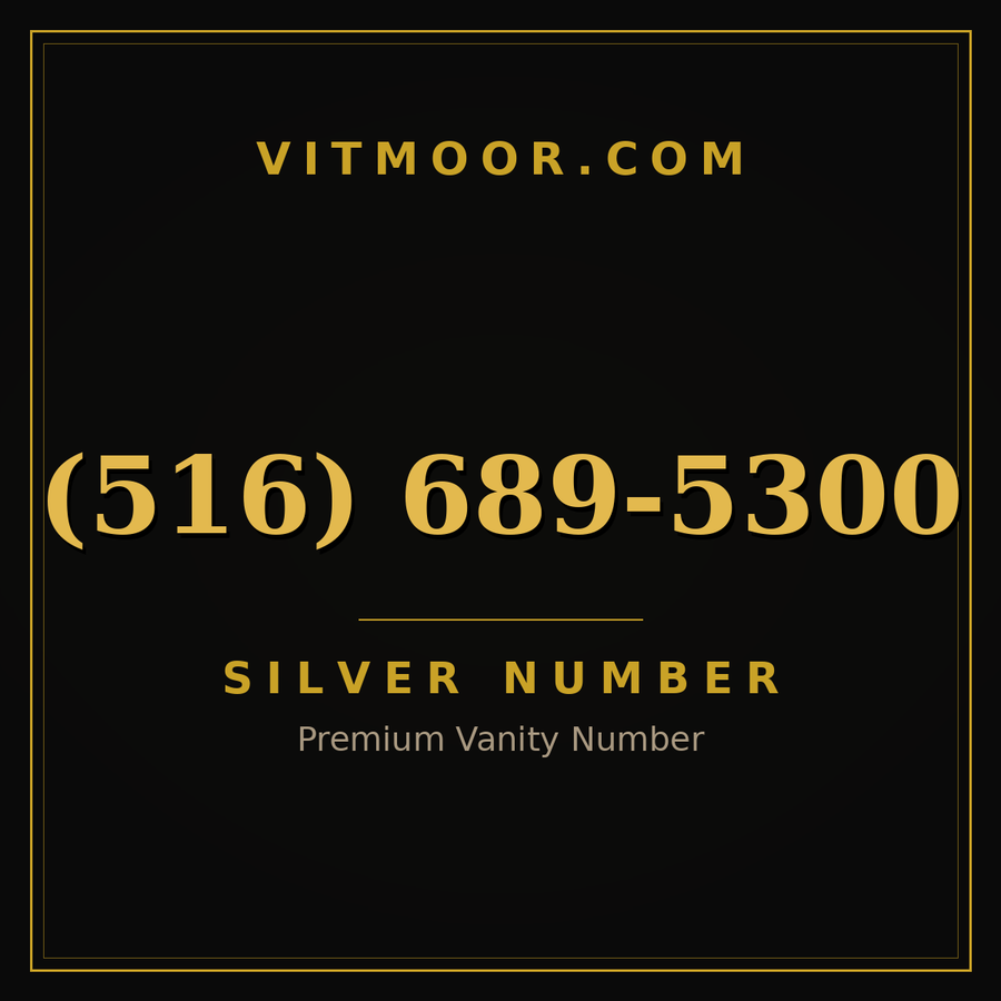 VITMOOR Silver premium number (516) 689-5300