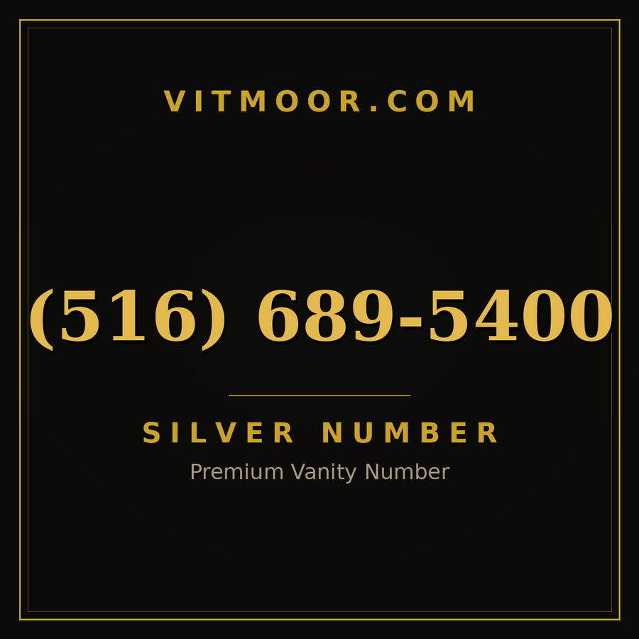 VITMOOR Silver premium number (516) 689-5400