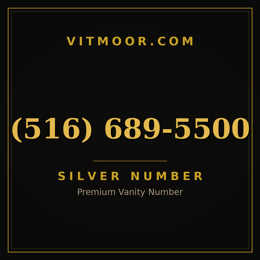 VITMOOR Silver premium number (516) 689-5500
