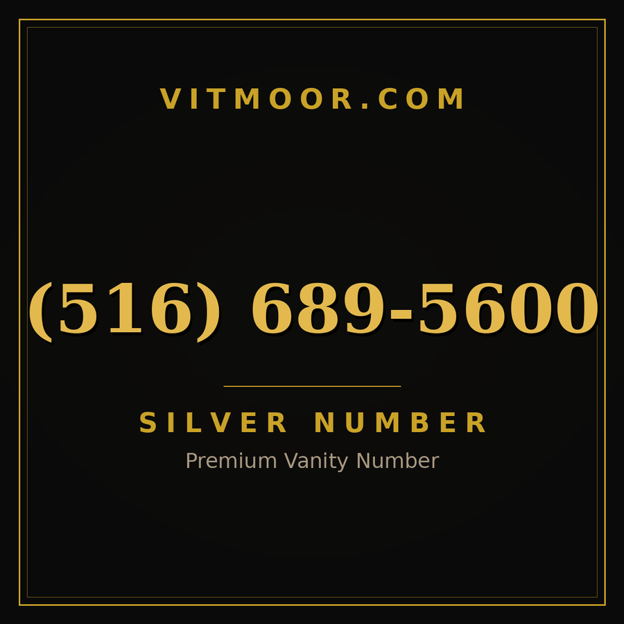 VITMOOR Silver premium number (516) 689-5600