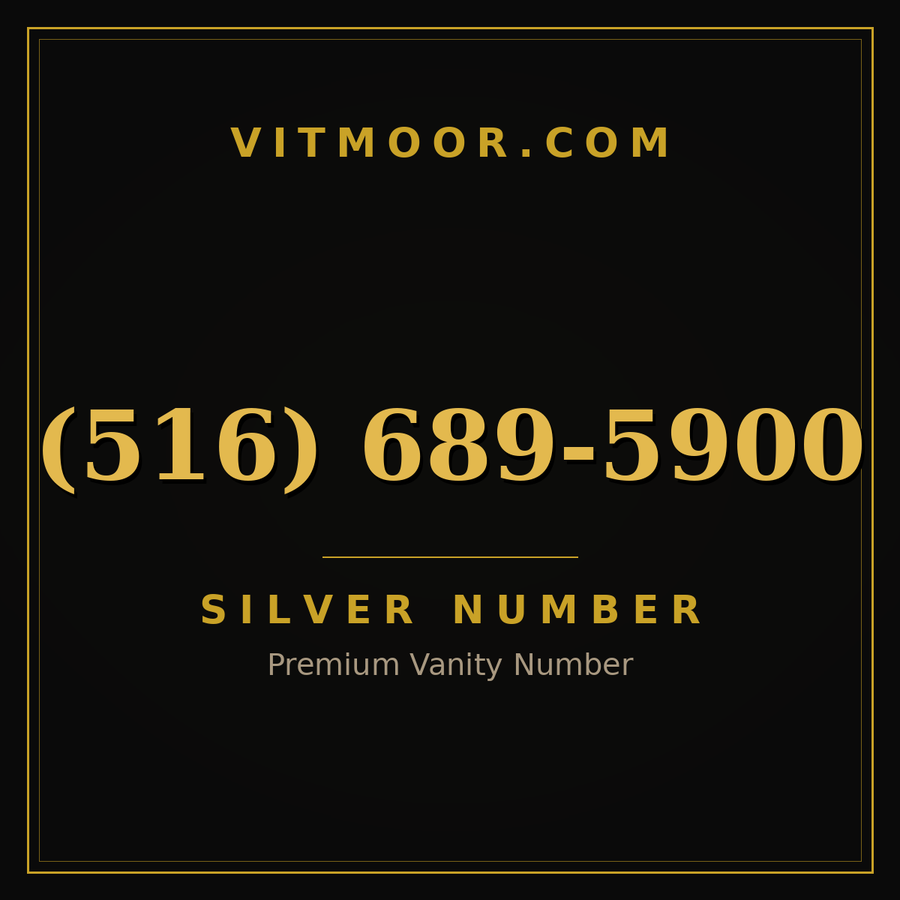 VITMOOR Silver premium number (516) 689-5900