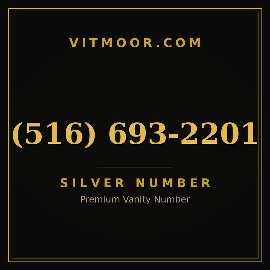 VITMOOR Silver premium number (516) 693-2201