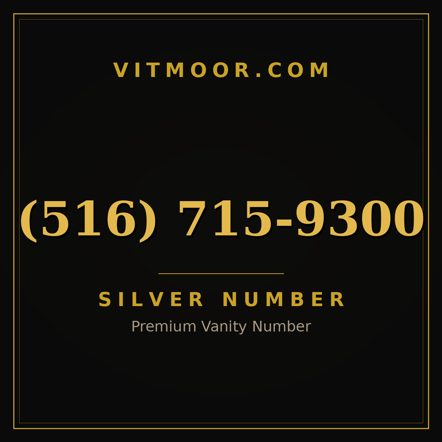 VITMOOR Silver premium number (516) 715-9300