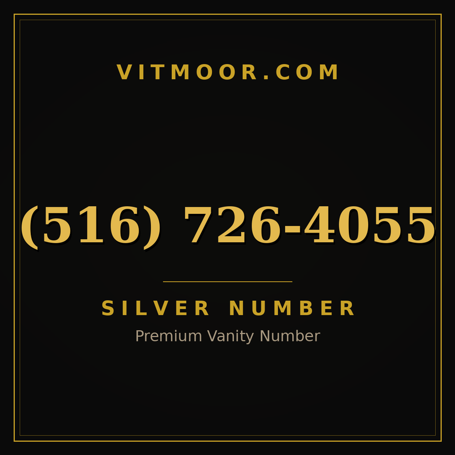 VITMOOR Silver premium number (516) 726-4055