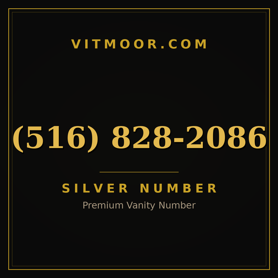 VITMOOR Silver premium number (516) 828-2086