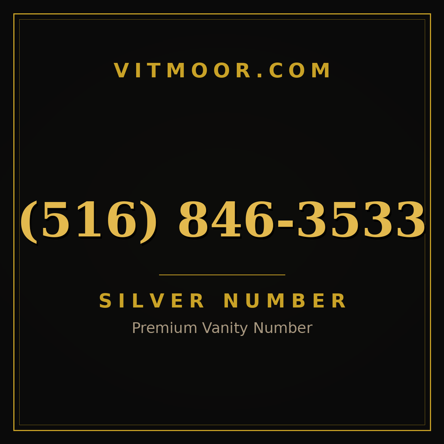 VITMOOR Silver premium number (516) 846-3533