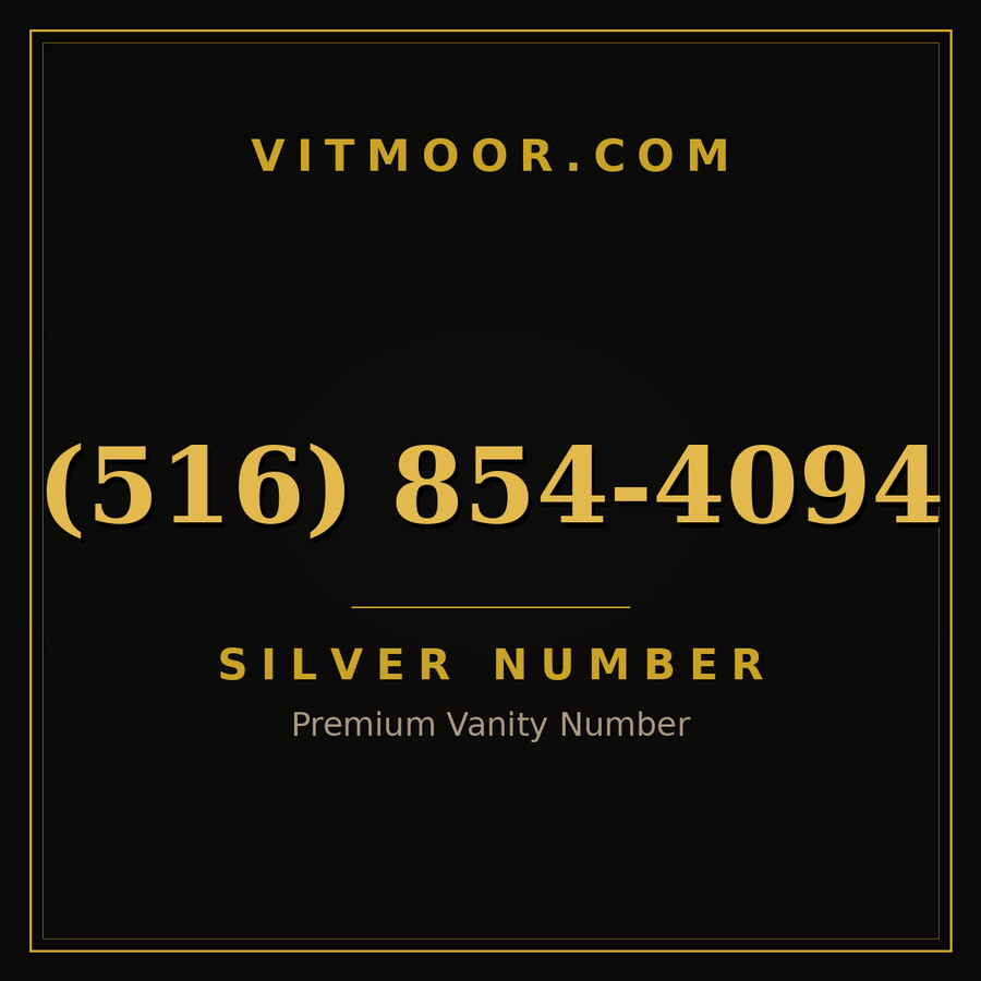 VITMOOR Silver premium number (516) 854-4094