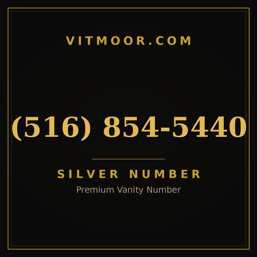 VITMOOR Silver premium number (516) 854-5440