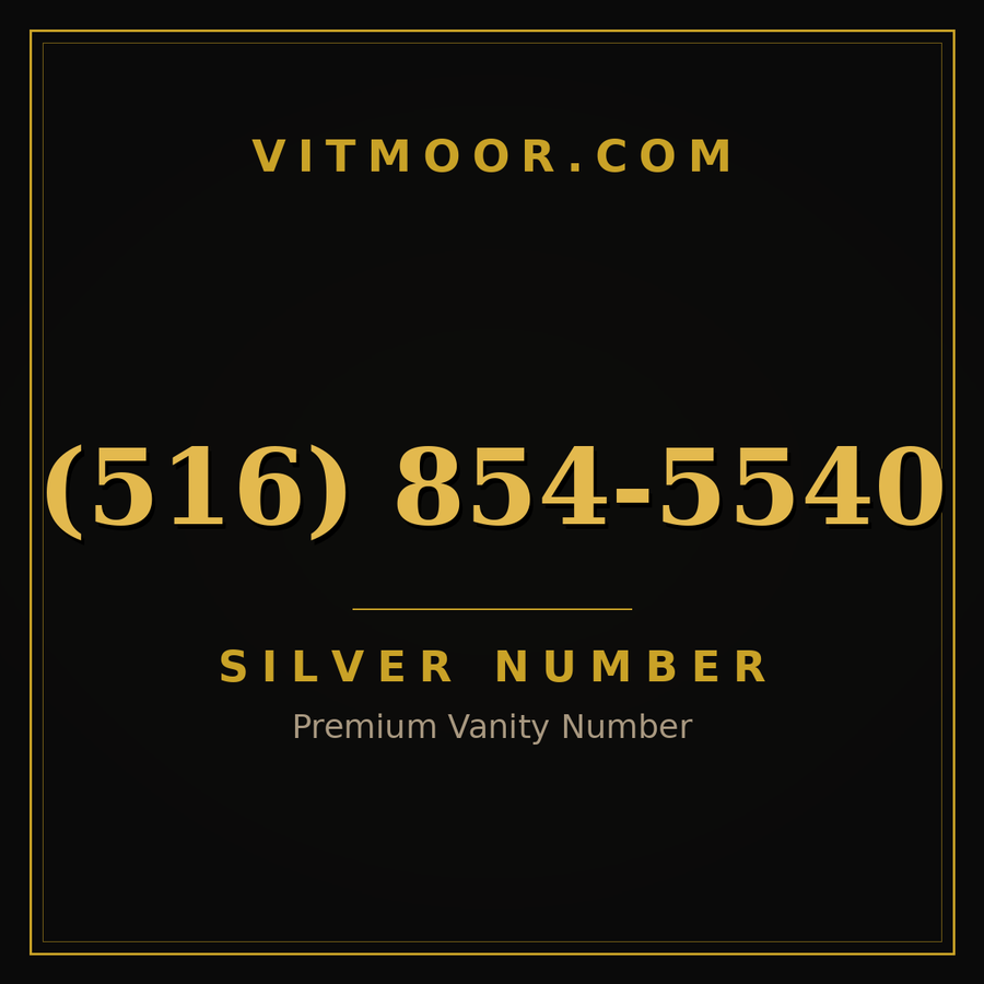 VITMOOR Silver premium number (516) 854-5540