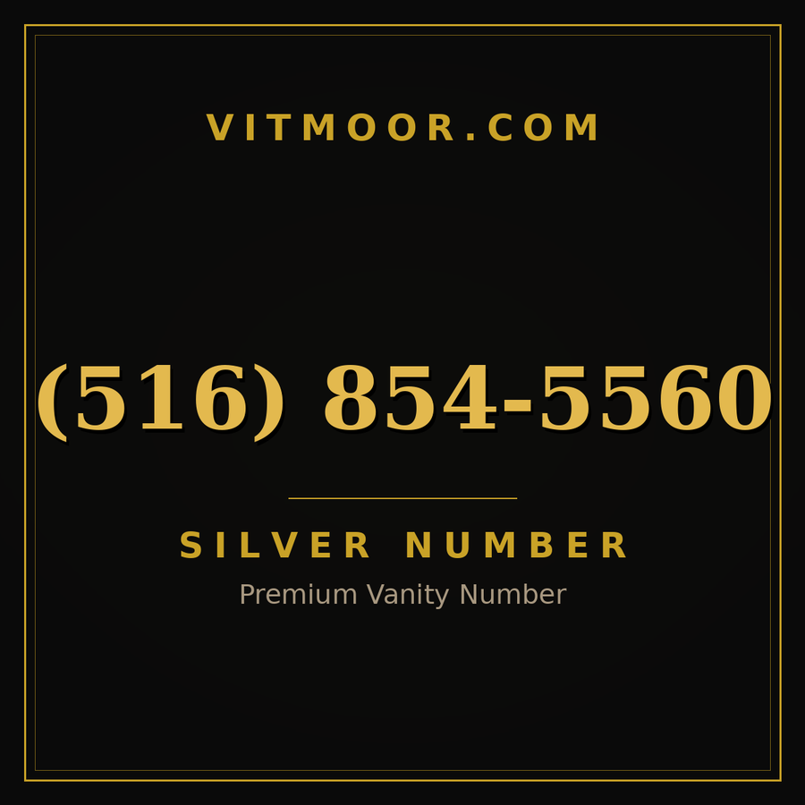 VITMOOR Silver premium number (516) 854-5560