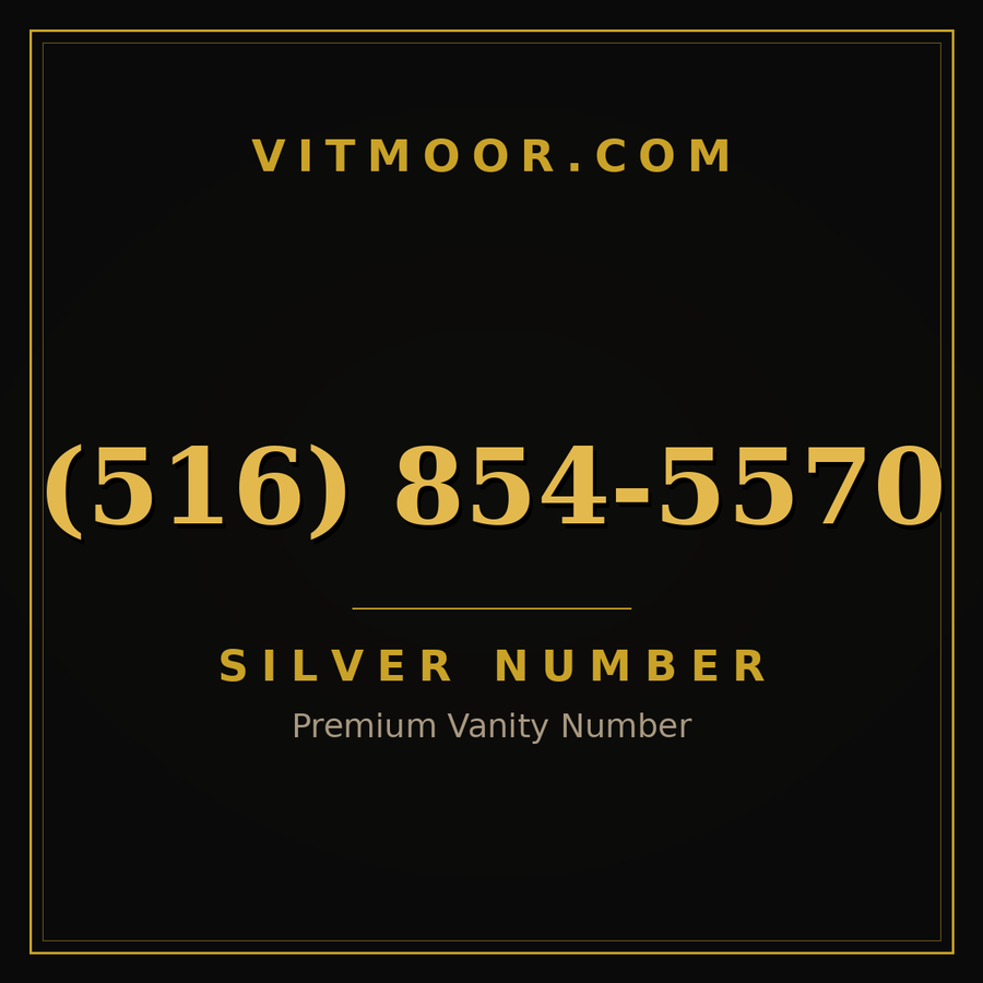 VITMOOR Silver premium number (516) 854-5570