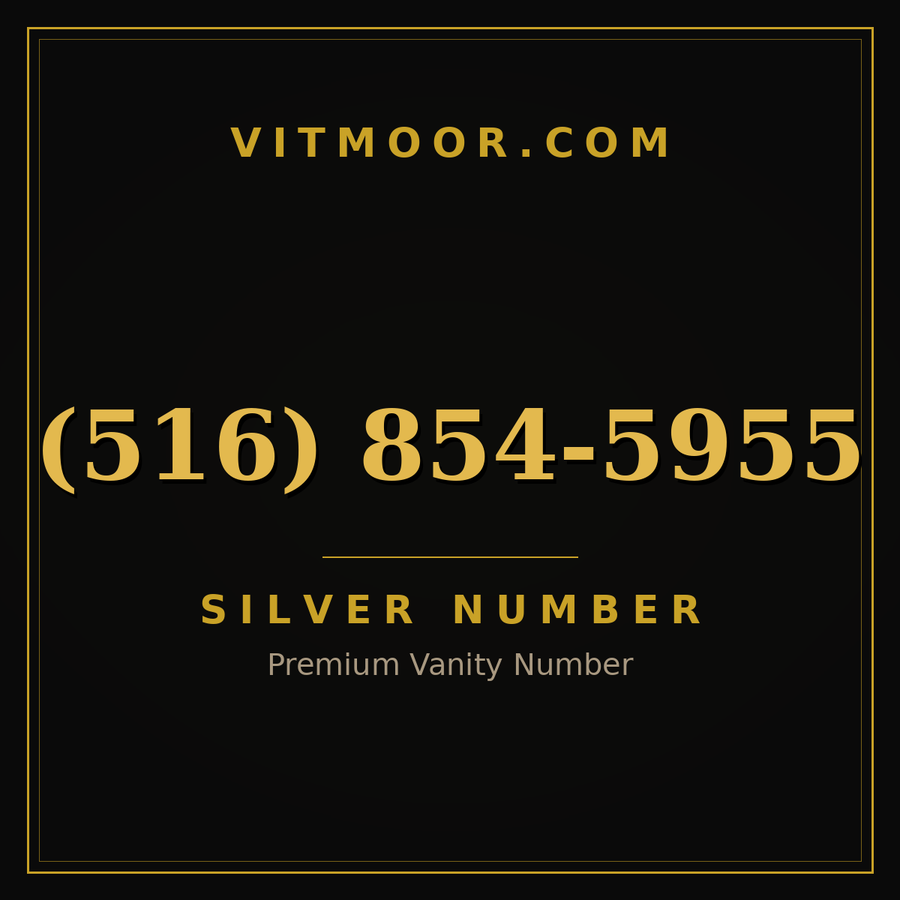 VITMOOR Silver premium number (516) 854-5955