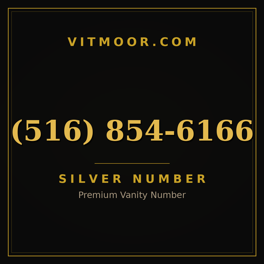 VITMOOR Silver premium number (516) 854-6166