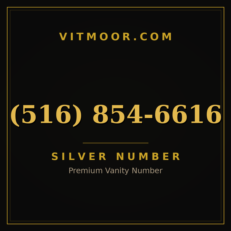 VITMOOR Silver premium number (516) 854-6616