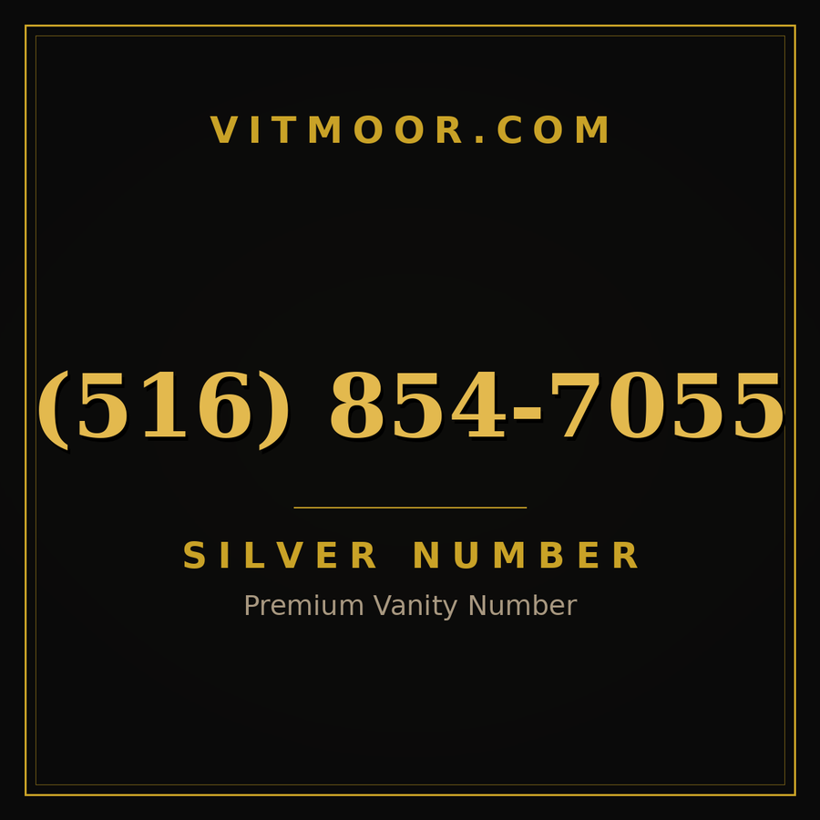 VITMOOR Silver premium number (516) 854-7055